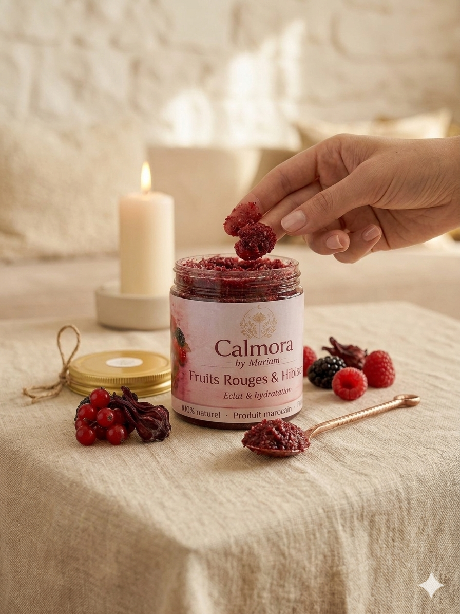 Gommage Fruits Rouges Calmora